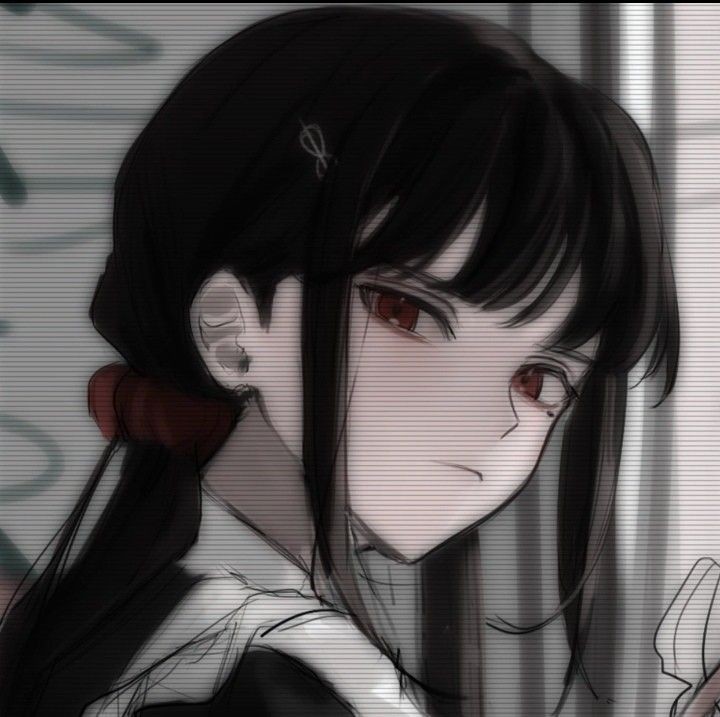 Anime aesthetic girl anime girl depressed glitch HD phone wallpaper   Pxfuel